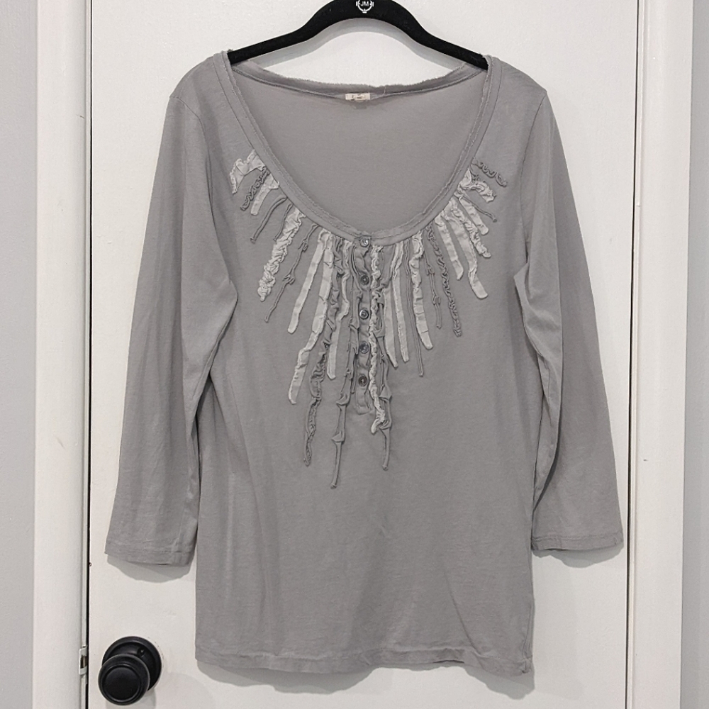 J. Crew Ruffle Top